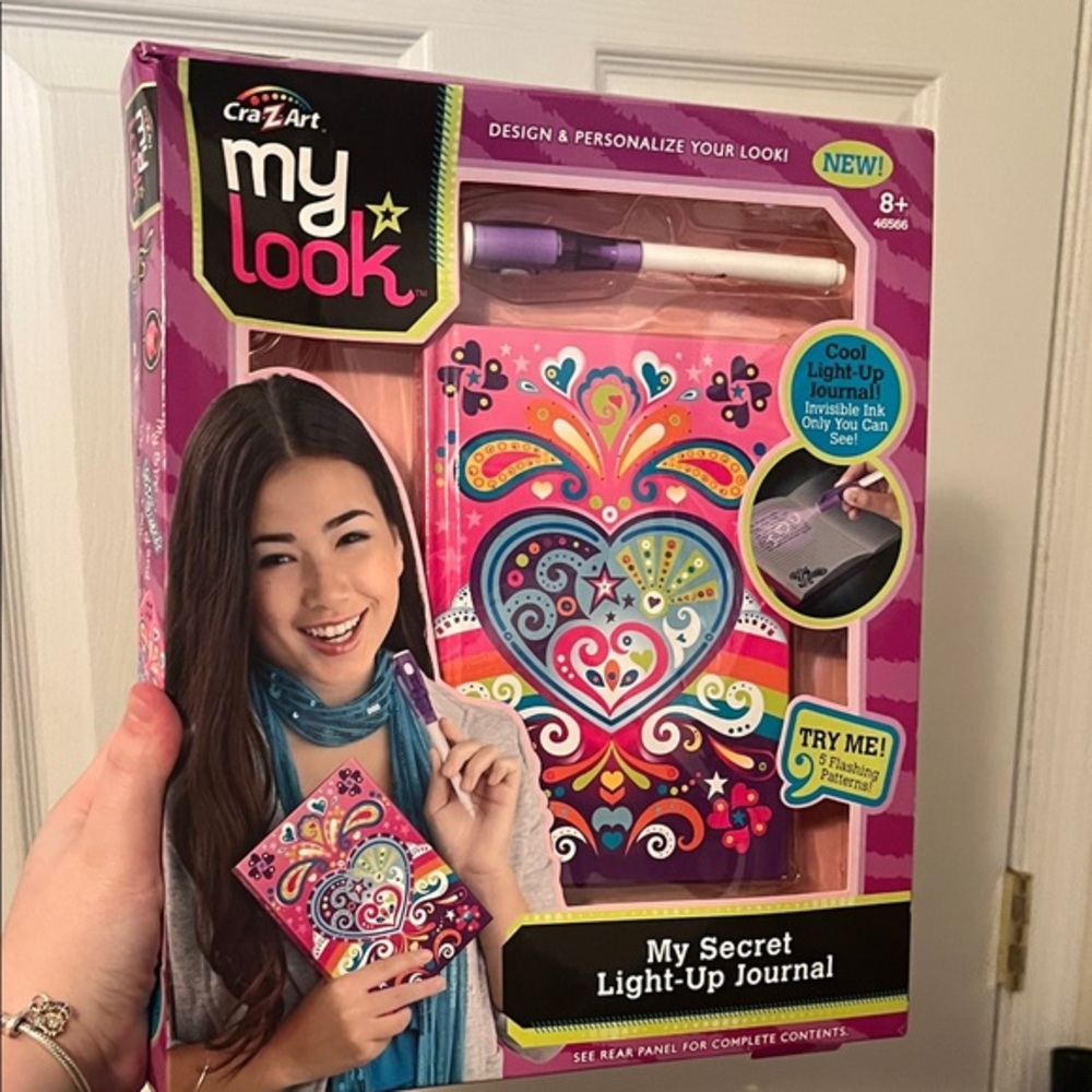 Secret Light-Up Journal - Pink Damaged Box